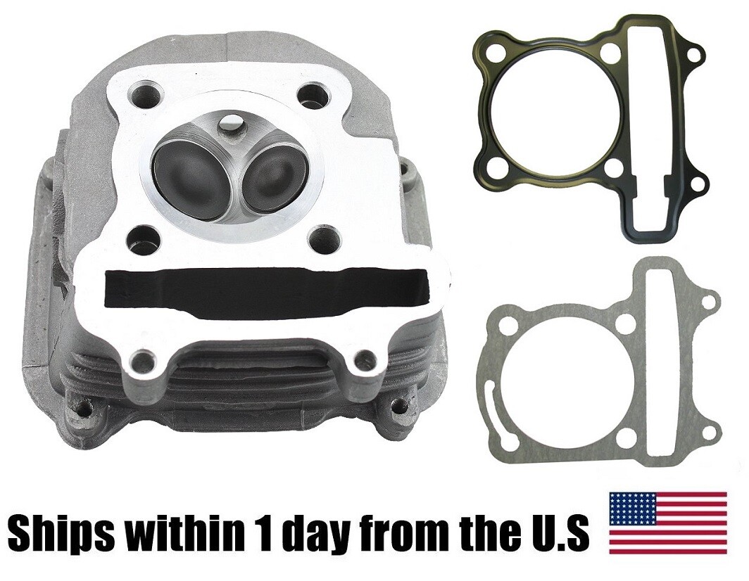Cylinder Head Assembly With Valve for GY6 150cc 157QMJ Scooter ATV GoKart TAOTAO