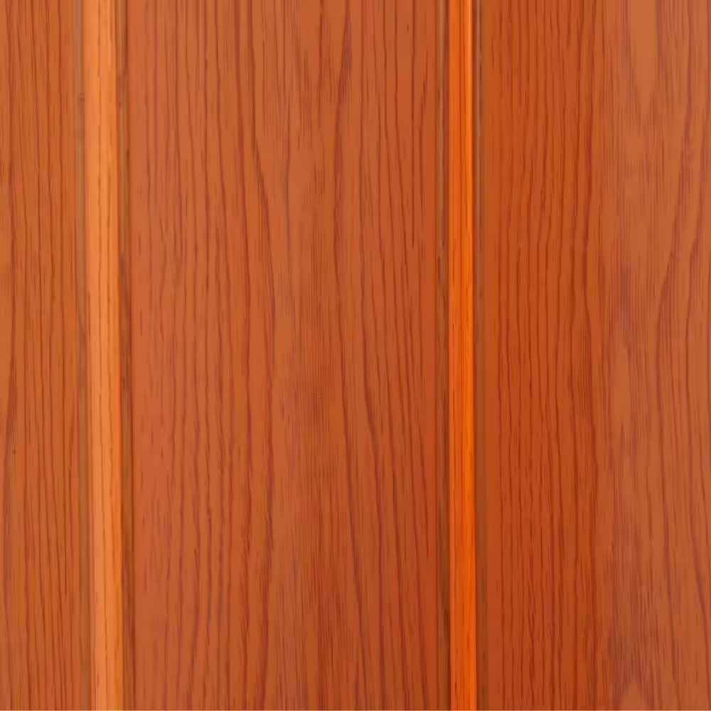 36 in. x 80 in. Fruitwood Vinyl Accordion Folding Door with Hardware Trimmable