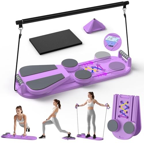 Portable Pilates Reformer Board, Professional Foldable Multi Pilates Board S