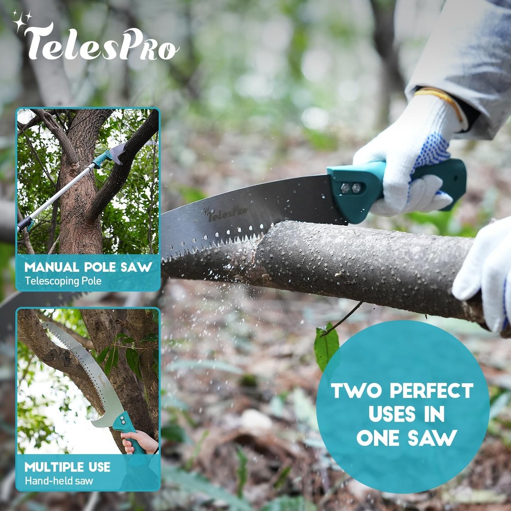 Multi-Purpose Handheld Pruning Saw - 16-Inch Blade, Compatible with Standard ...