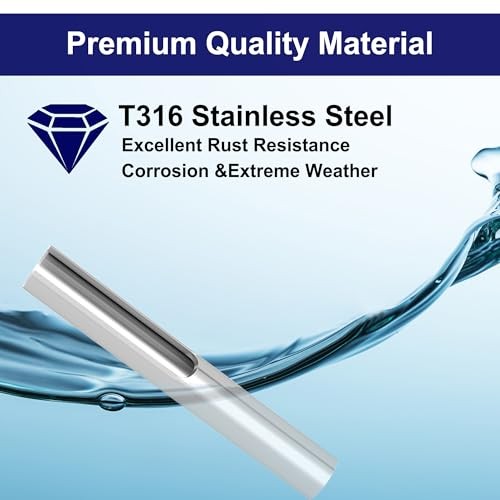 30 Pcs 1/8" Invisible Cable Terminal Cable Railing Toggle Anchor 30 Pcs- Silver