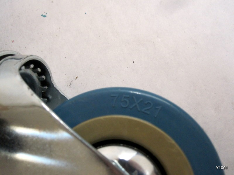 Swivel Caster Wheels Set, Photography Light Stand Wheels 75x21 see pictures