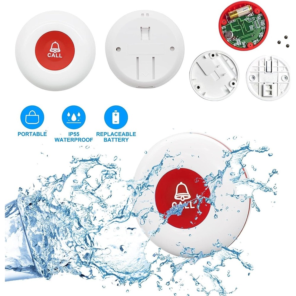 CallToU Wireless Caregiver Pager Smart Call System