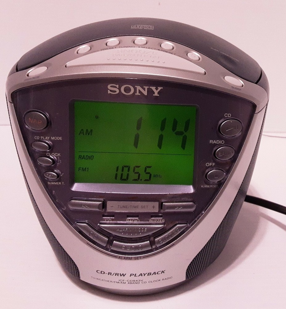 Sony Dream Machine CD-R/RW Playback Model No CD843V