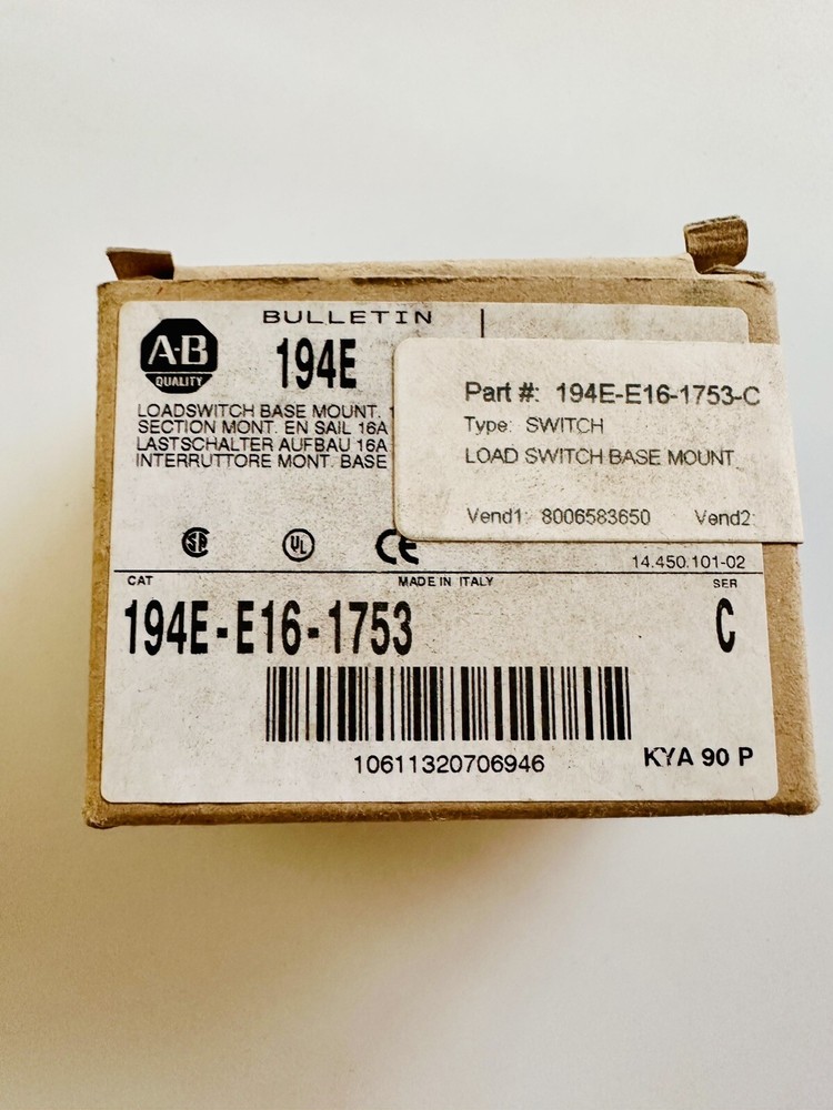 Allen Bradley 194E-E16-1753