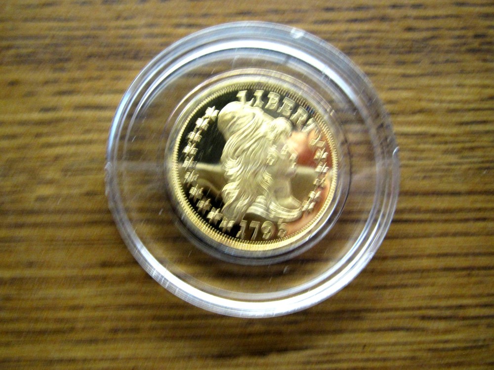 1795 American Half Eagle Gold Plated Copy - Proof - Encapsulated