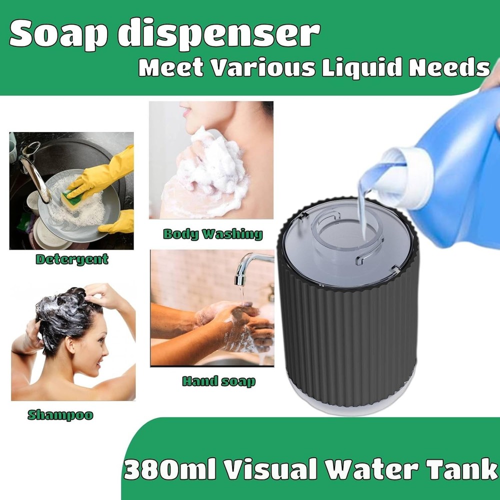 Automatic Soap Dispenser, Touchless Foam Soap Dispenser for Bathrooms,