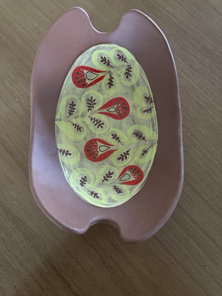Pottery Catch all Dish Unique Hippie Cool Handmade