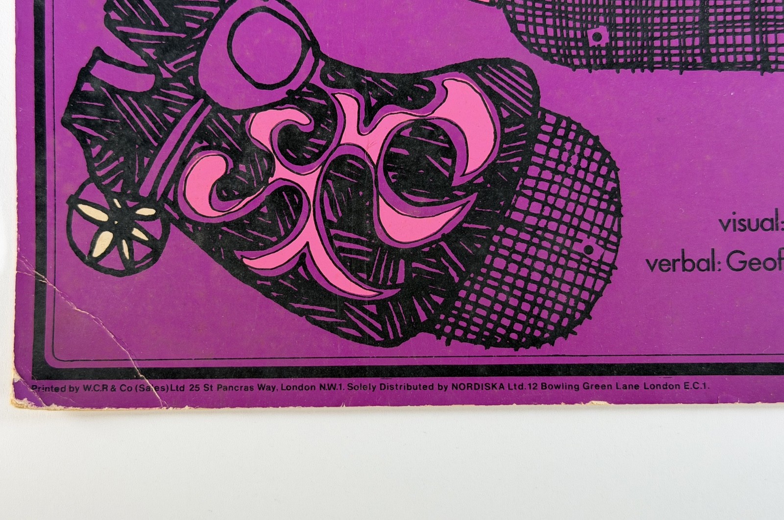 RARE 1967 Lyndon Johnson Jigjog Power Puppet Barry Elphick Ephmera Die-Cut