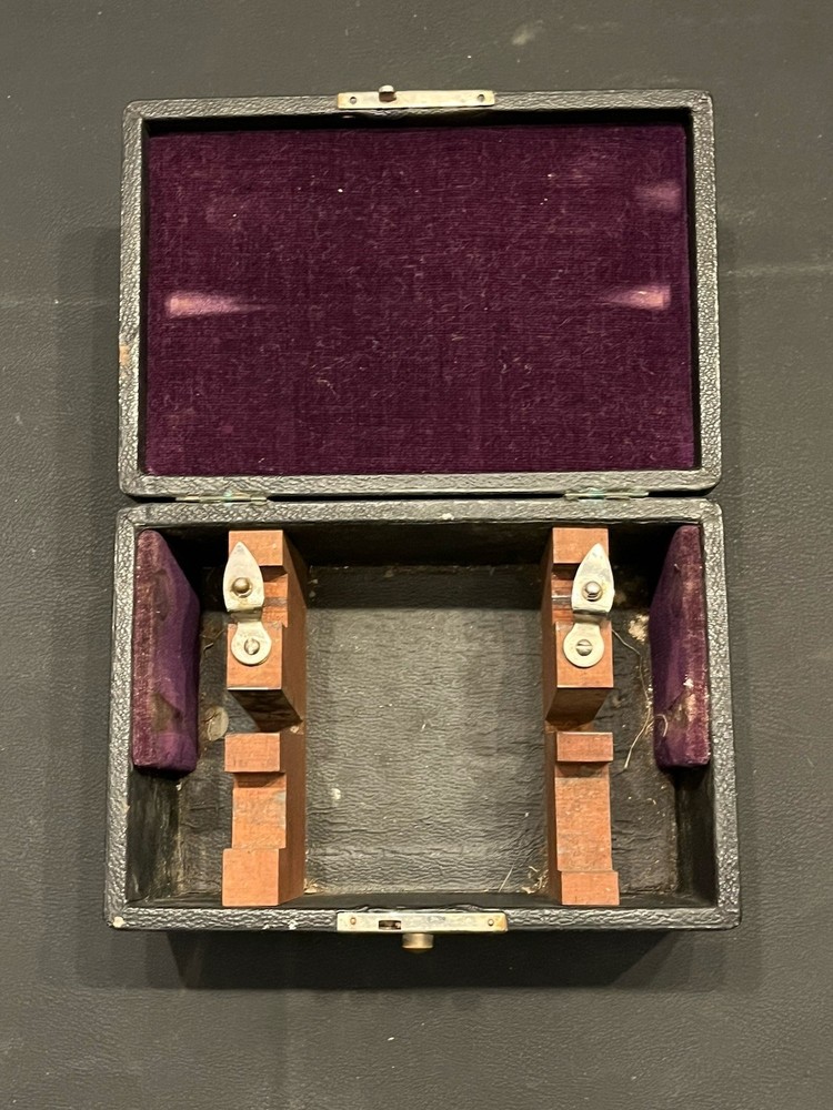 Vintage Arthur H. Thomas Microtome Knife & Handle Set w/ Case Schmid