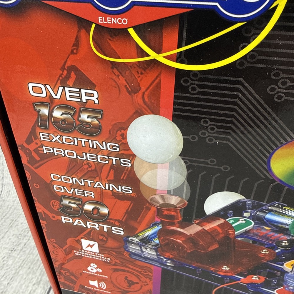 NIB Snap Circuits Large Multi Color Science Kit 165 Projects STEM Learning Fun