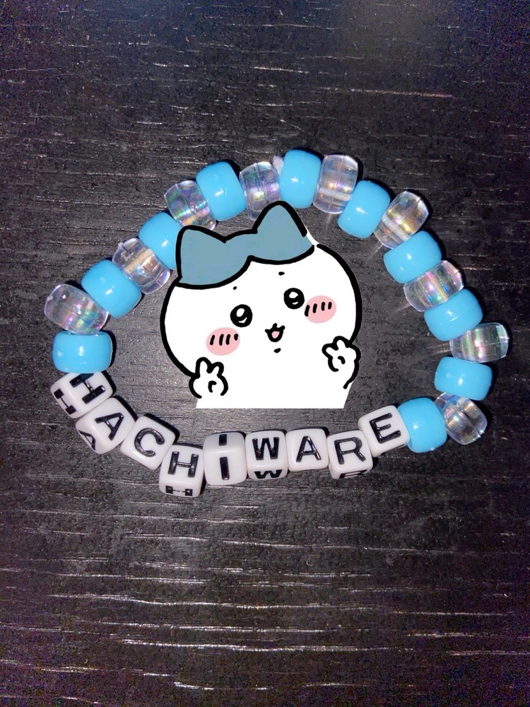 Hachiware Anime Single Kandi Bracelet