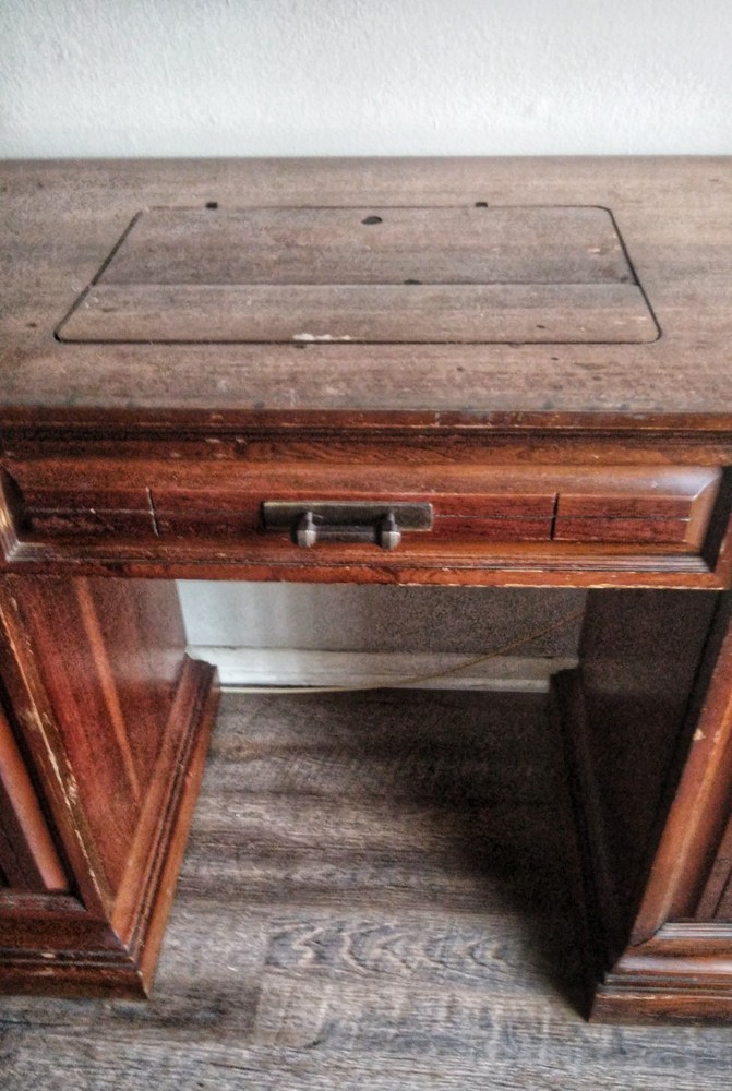 Antique, Solid Cherry Sewing Desk