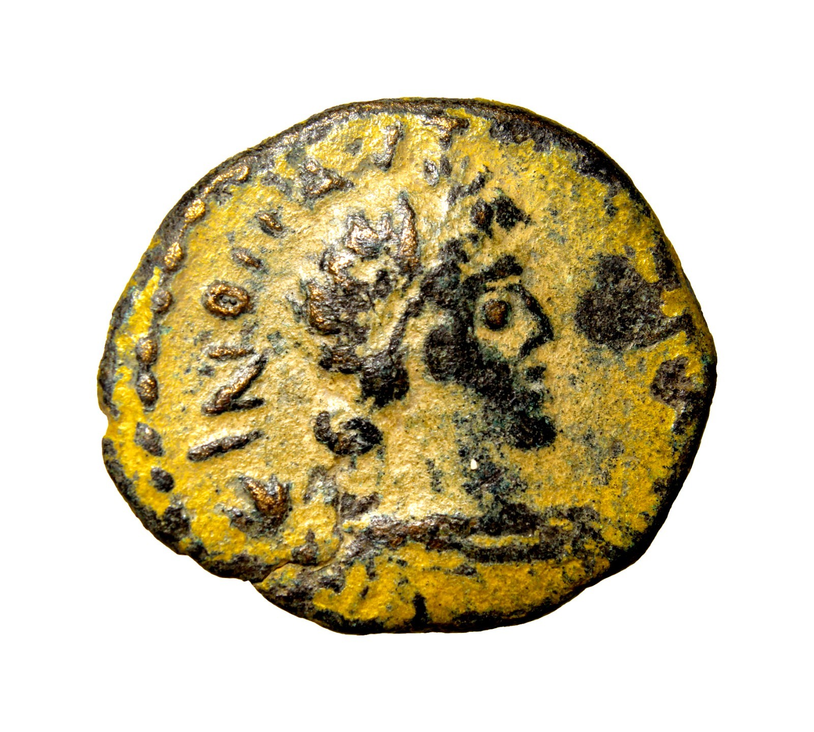 Caracalla. Æ (9.76 g), AD 198. Ancient Roman Coin Judaea Petra Arabia Decapolis