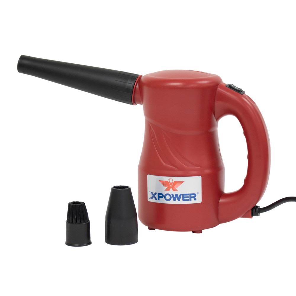 XPOWER A-2S RED Cyber Duster™ Multipurpose Powered Air Duster & Blower