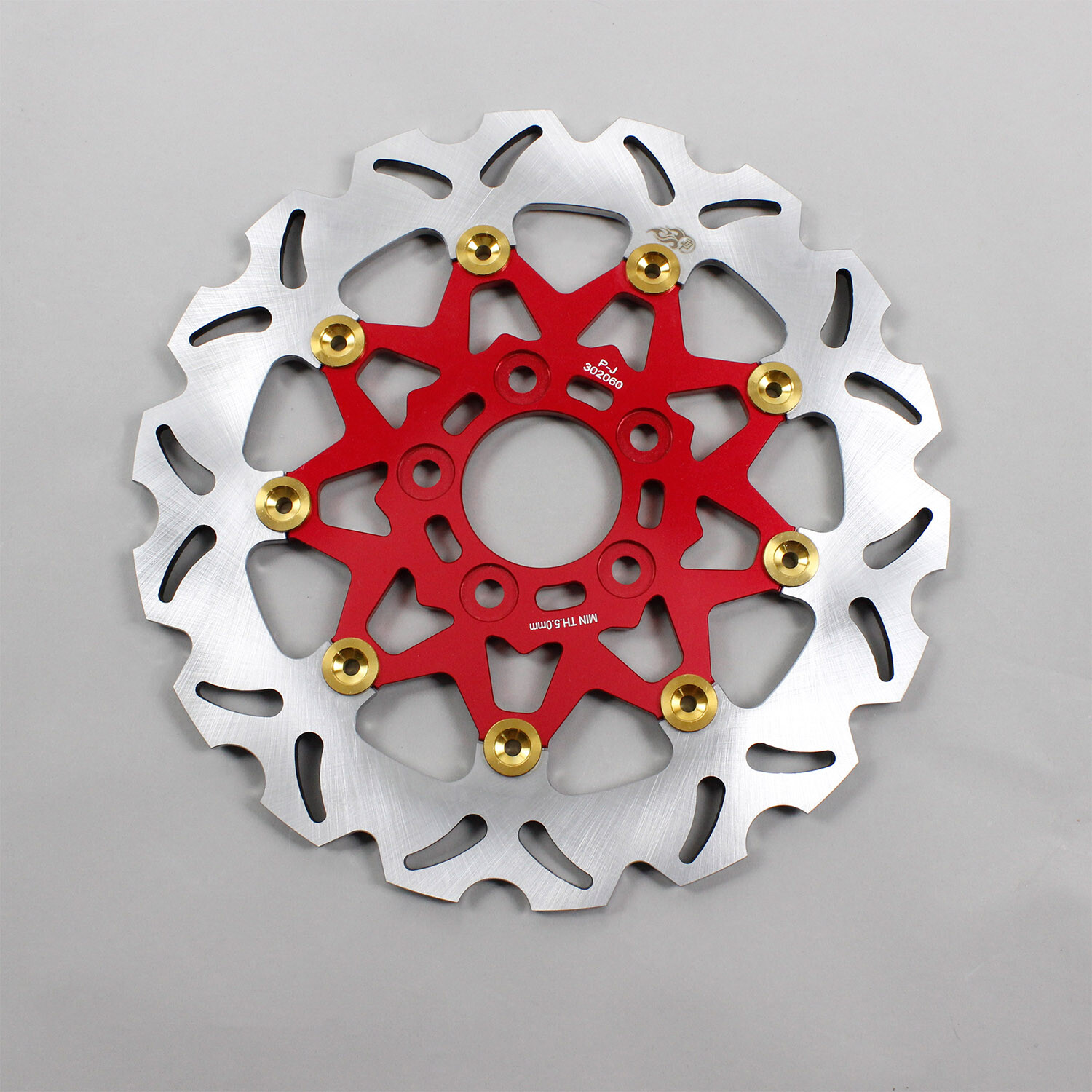 11.5" Red Floating Rear Brake Rotor Disc for Harley Softail Dyna Touring XL