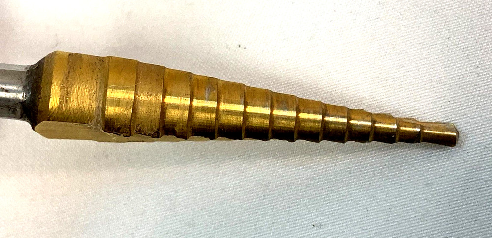 IDEAL ~ 35-511 ~ Step Drill 1/8" - 1/2" HSS ~ Titanium Coating