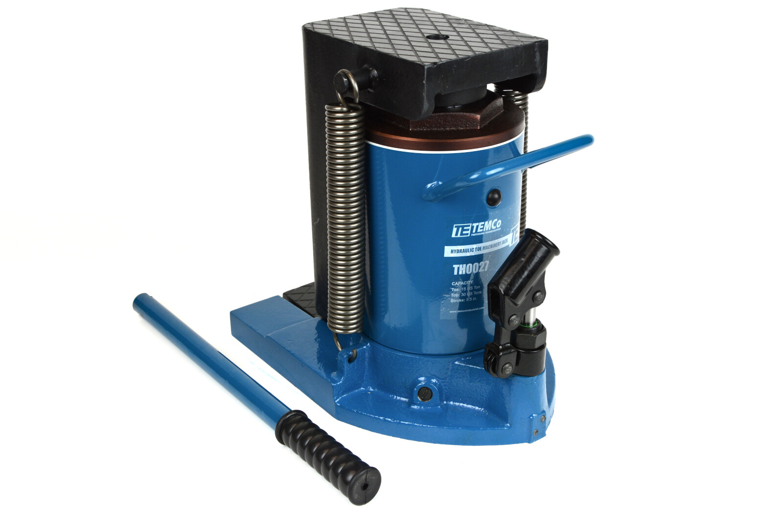 TEMCo Hydraulic Machine Toe Jack Lift 15 / 30 TON Track 5 YEAR Warranty