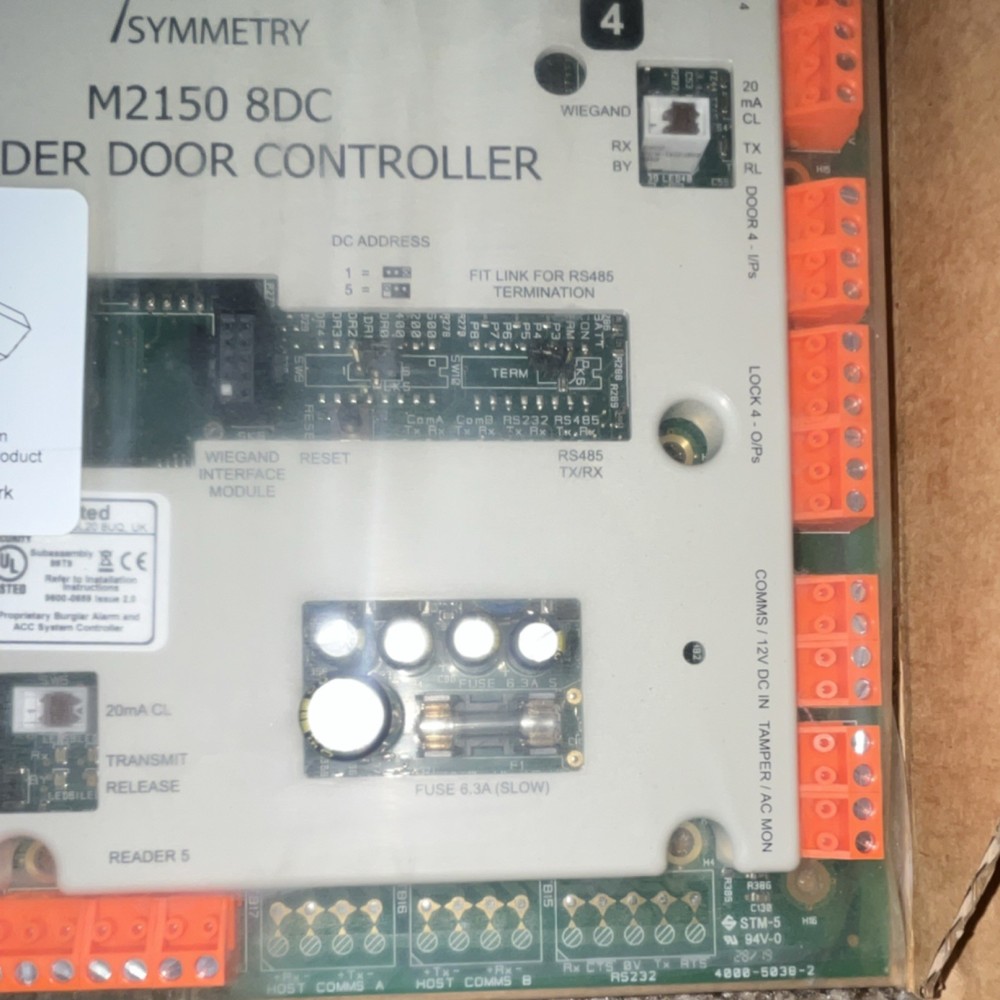 SYMMETRY M2150 8DC 8 Reader Door Controller Access Control Panel 7000-5457-2