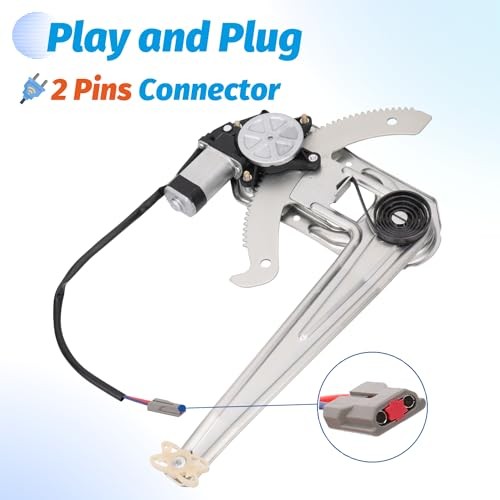 Power Window Regulator With Motor Compatible with Ford Front Left Driver Side