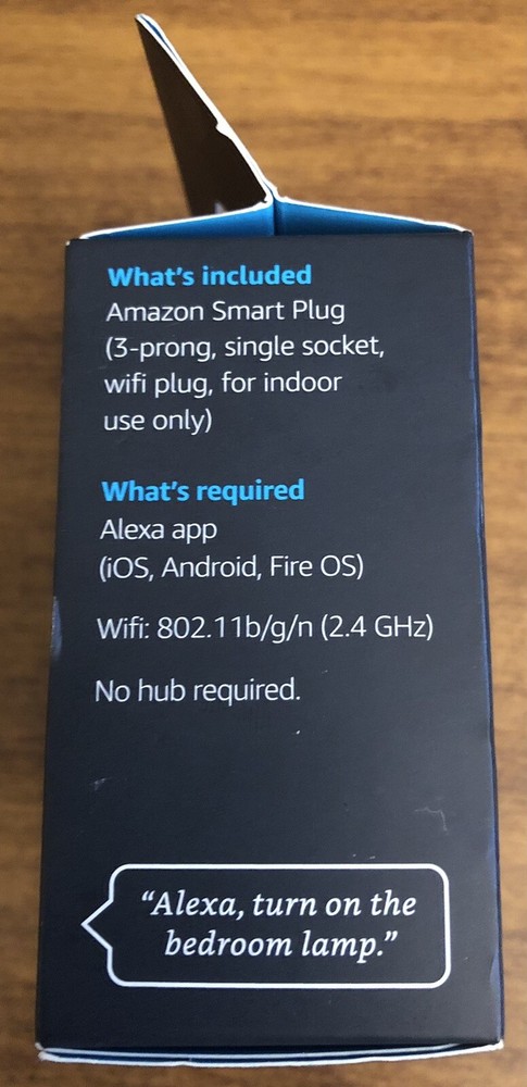 AMAZON SMART PLUG 3 PRONG 1 OUTLET - MODEL # C2YY37 - WHITE - NEW, SEALED