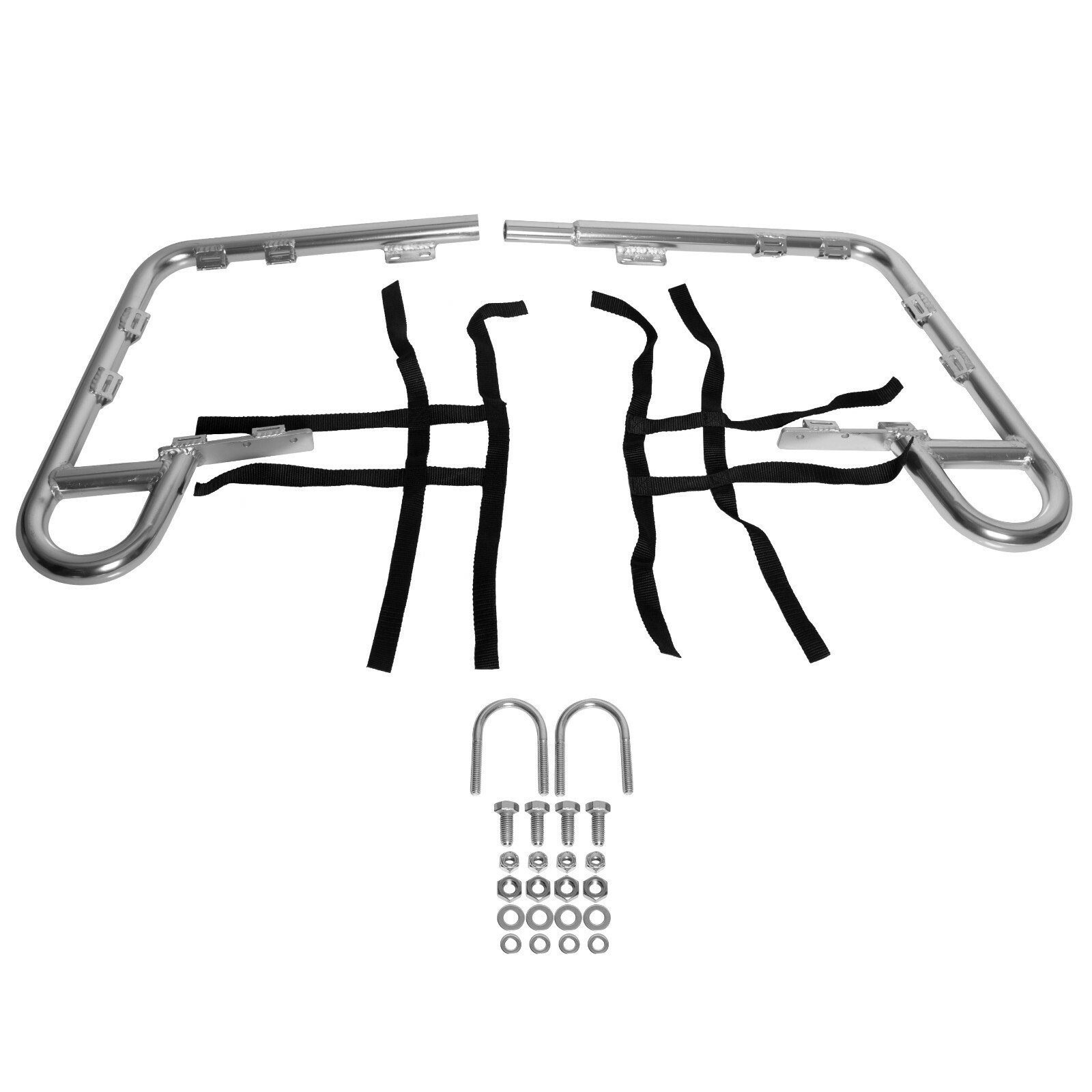 For Honda TRX 250X 1987-88 TRX 300EX 300X 93-09 Aluminum Silver Nerf Bars