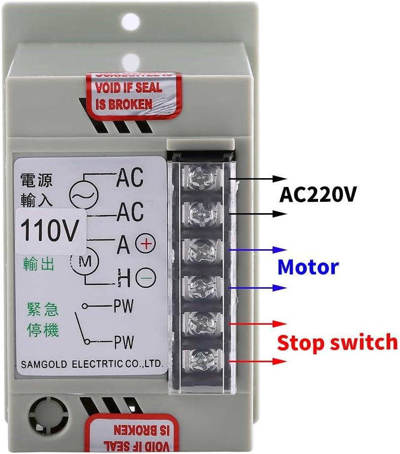 DC Motor Speed Controller, AC 110V Input DC 24V-90V Output DC Motor Speed Contro