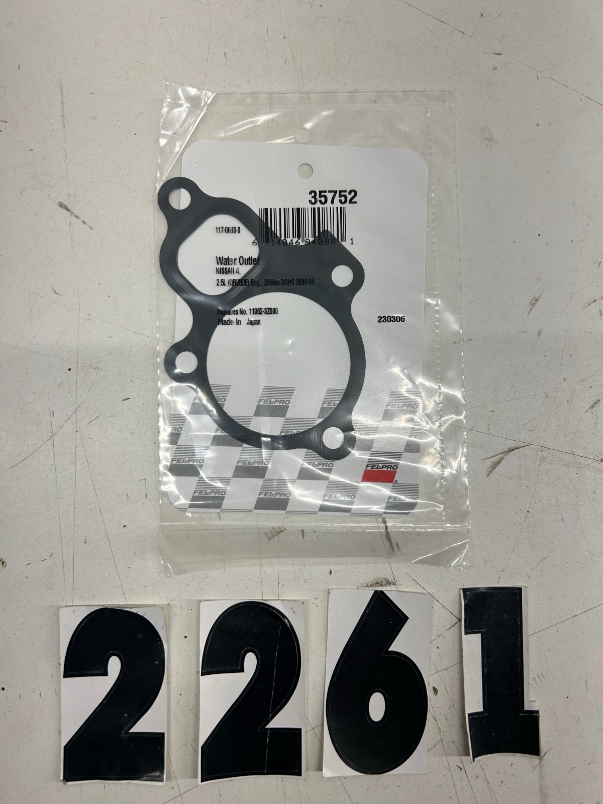 Fel Pro #35752 Water Outlet Gasket Nissan