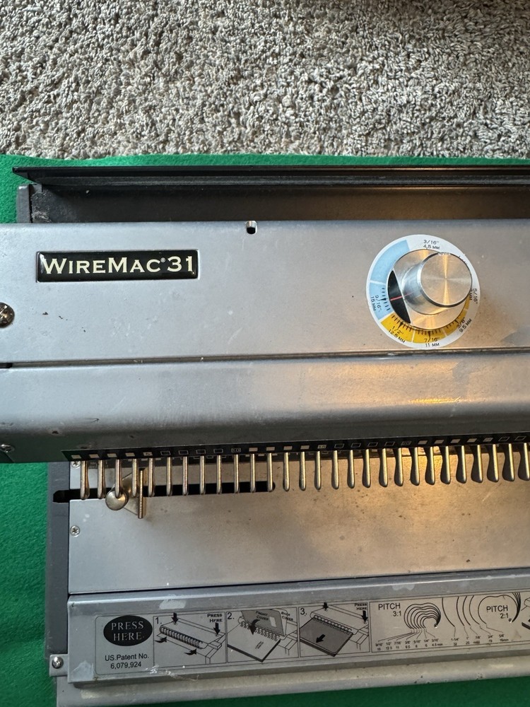 Akiles Wiremac-31 Model AWM31 Wire Punch And Binding Machine