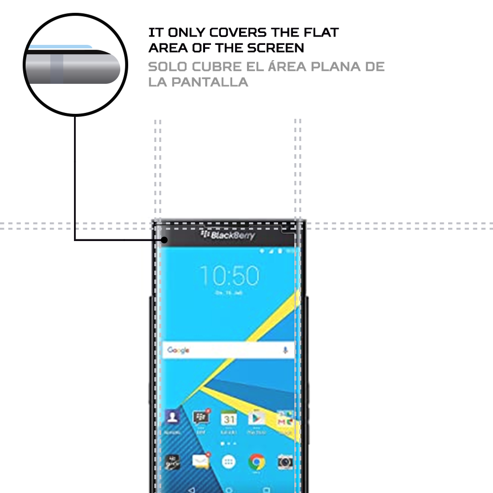 ANTISHOCK Screen protector for BlackBerry Priv