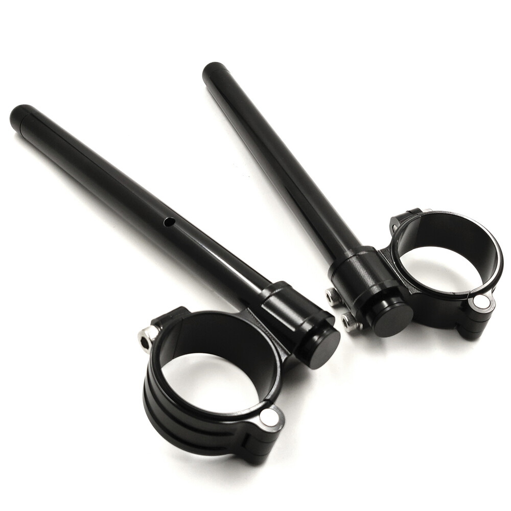 HTTMT- USA CNC 22mm Handlebars 50mm Riser Fork Clip-Ons Handle Bar CNC Handlebar