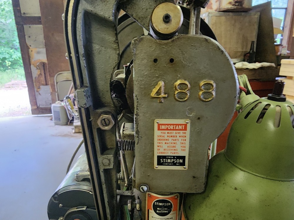 Simpson Model 488 Grommet/Eyelet Machine