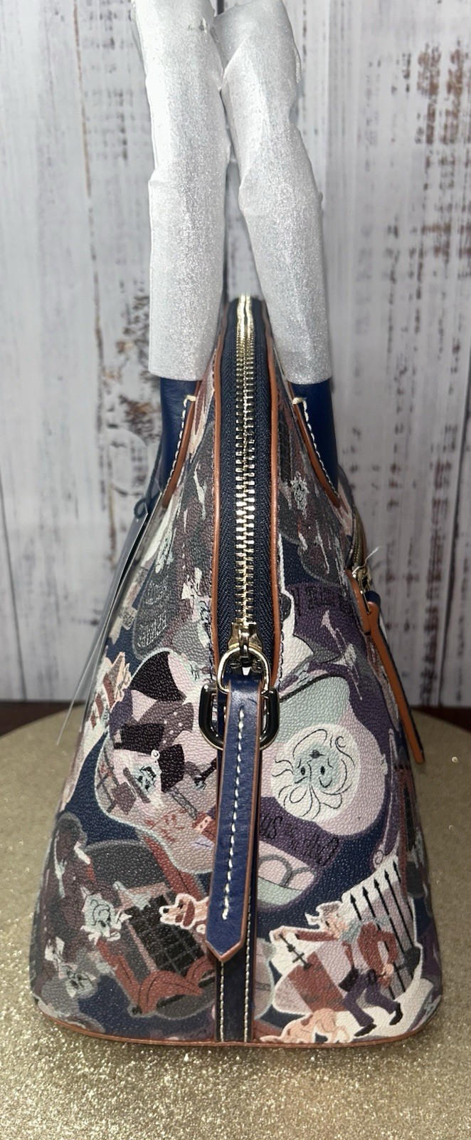 Disney Parks Dooney & Bourke The Haunted Mansion Satchel Purse Bag NWT