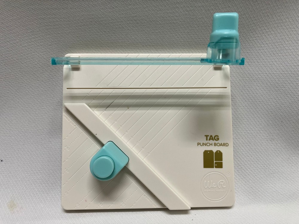 We R Tag Punch Board No Package No Instructions