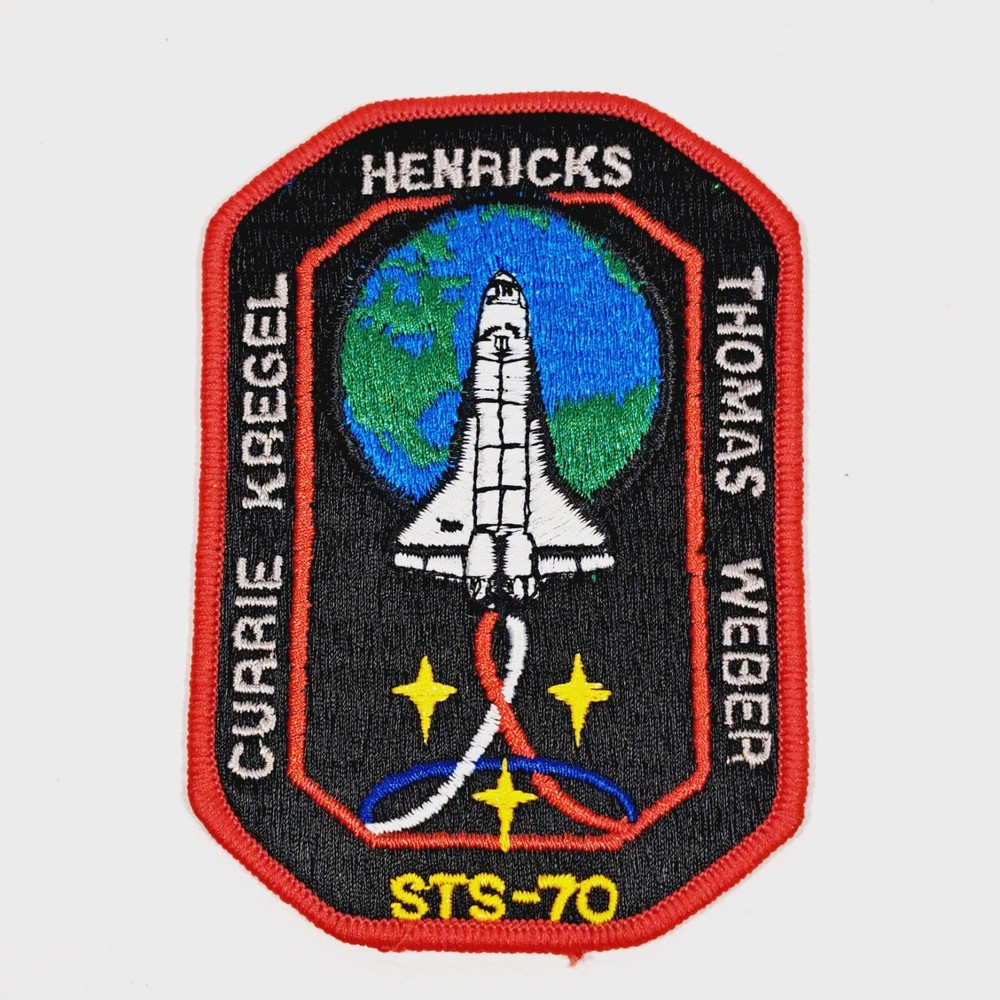 NASA Space Shuttle Atlantis Mission STS-70 Embroidered Crew Patch