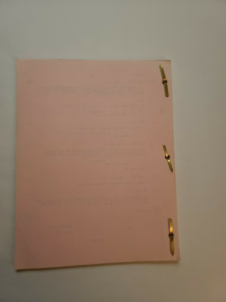 QUANTUM LEAP / Deborah Pratt 1992 TV Script, "Trilogy: Part 1 - August 8, 1955"