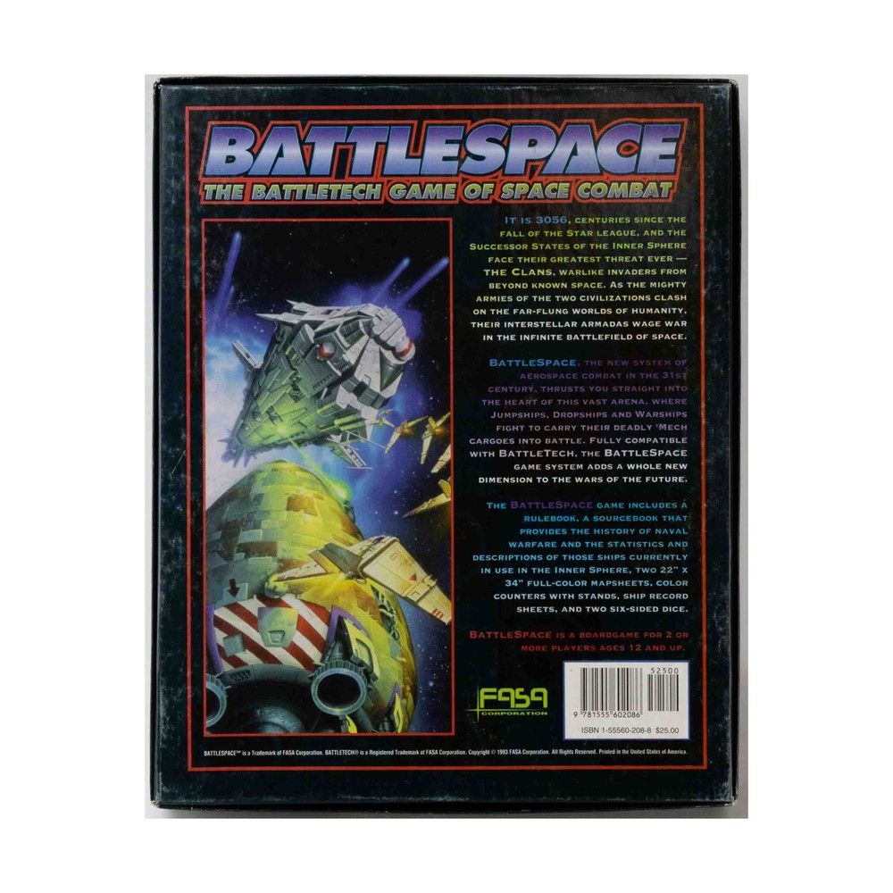 FASA Battletech Core Box Set Battlespace Fair/EX