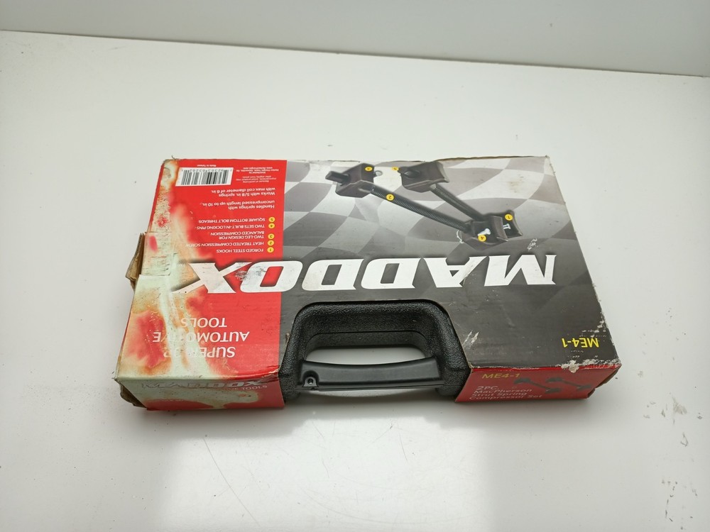 MADDOX ME4-1 MACPHERSON STRUT SPRING COMPRESSOR SET & CARRYING CASE TOOL