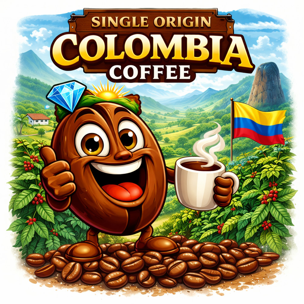 Single Origin Columbian Fresh Roasted Coffee