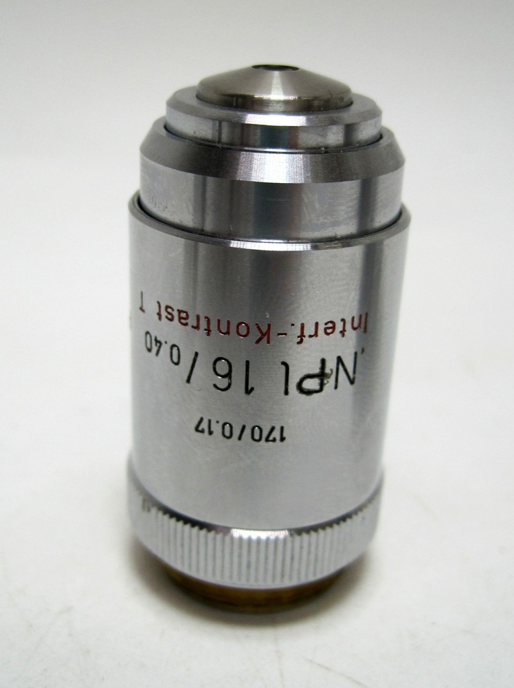 Leitz 16x/.40 NPL Interference Contrast Polarizing Microscope Objective DIC
