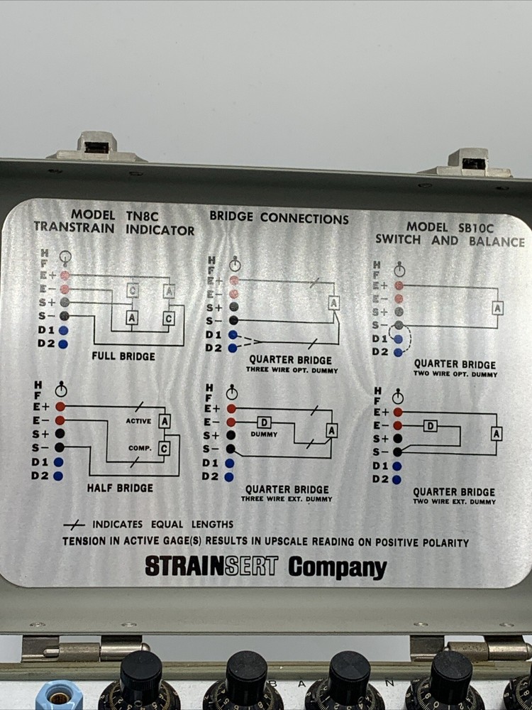 STRAINSERT SB10C Switch and Balance Unit See Pics