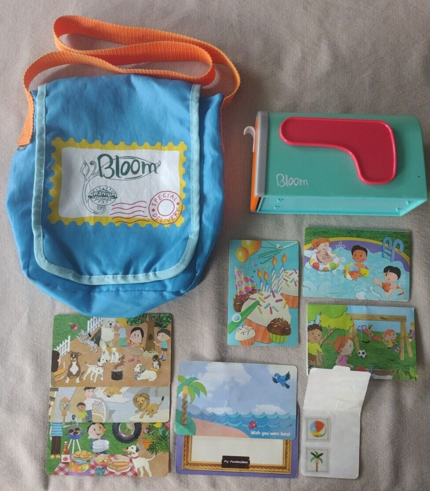 Cranium Bloom Let's Play Stamp & Mail Activity Set- Mailbox W/ Mail Pre-owned