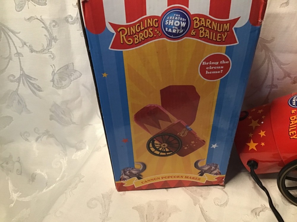 Ringling Bro’s And Barnum & Bailey Cannon Popcorn Maker