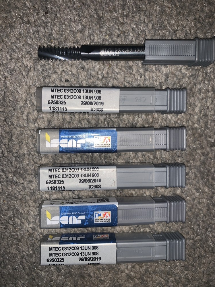 Iscar Thread Mill Solid Carbide MTEC 0312C09 13UN IC908