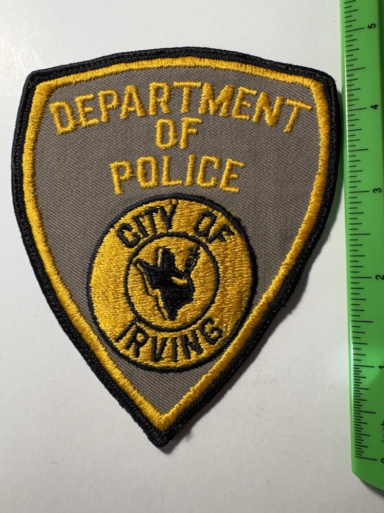 Irving Texas Police Patch ~ Obsolete