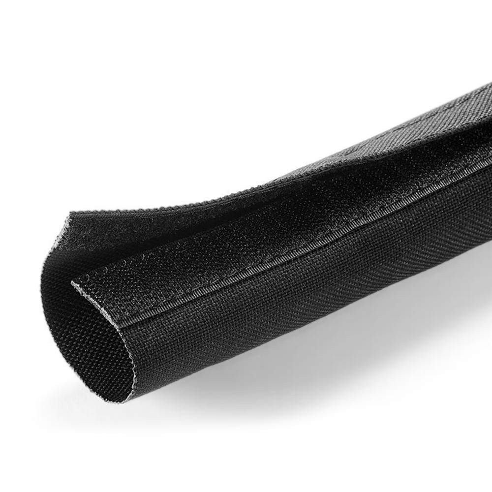 Electriduct 3" Hook & Loop Nylon Fast Wrap Sleeve Cable Management - 10 FT