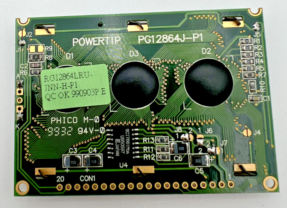 POWERTIP PG12864J-P1 LCD MODULE DISPLAY NEW