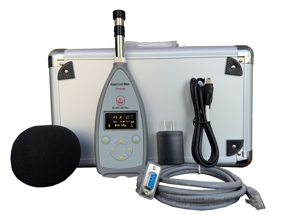 Type 1 Sound Level Meter Noise Meter with Integrating Function 8000 Groups Data
