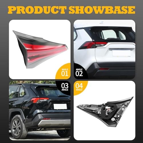 Pair Inner Tail Light Assembly Compatible with 2016 2017 2018 Taillight Rear