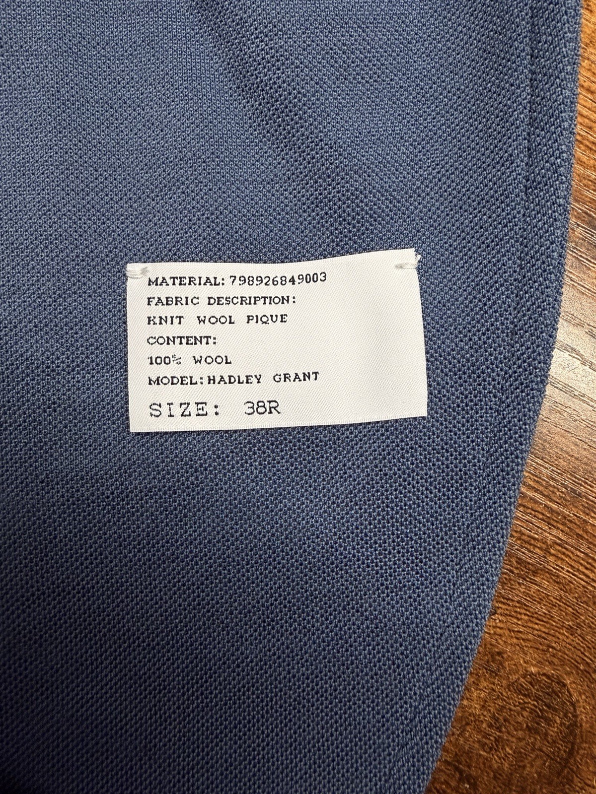 🔥NWT $1995 Ralph Lauren Purple Label Hadley Hand-Tailored Wool Piqué Blazer 38R